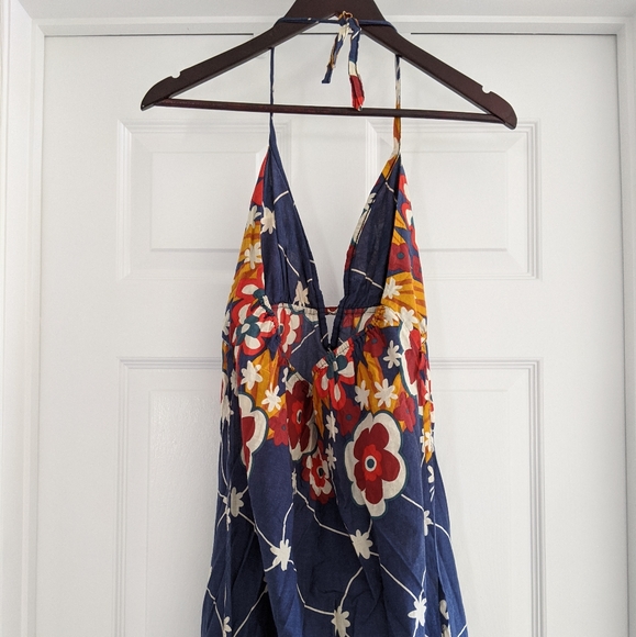 3 for $15 - Floral Halter Maxi Dress - Picture 3 of 6